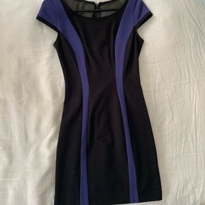 Slimming mesh back dress